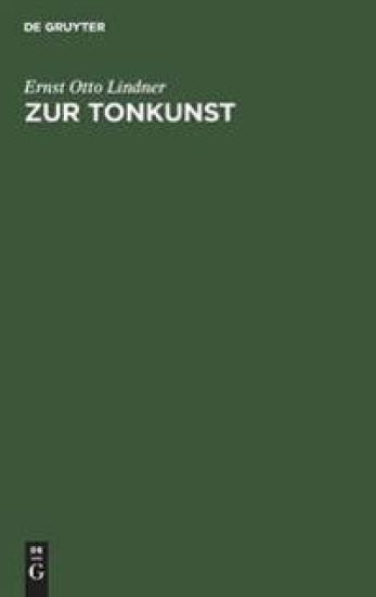 Zur Tonkunst