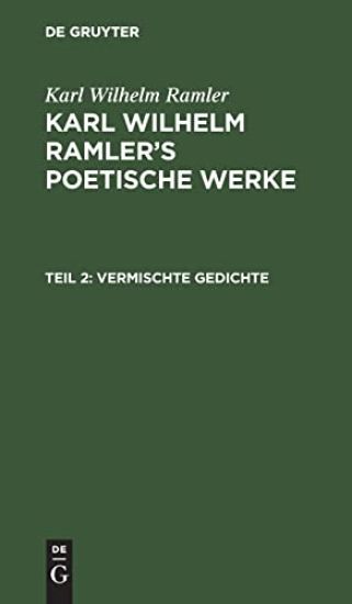 Vermischte Gedichte