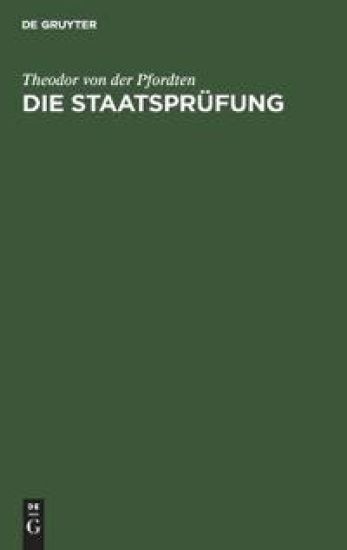 Die Staatsprüfung