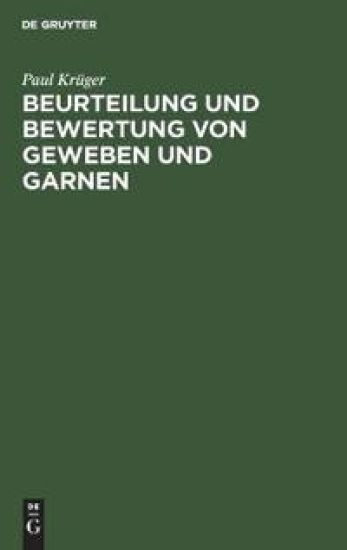 Beurteilung Und Bewertung Von Geweben Und Garnen