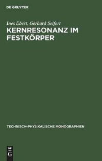 Kernresonanz Im Festkörper