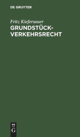 Grundstückverkehrsrecht