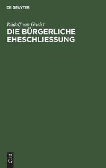Die Bürgerliche Eheschließung