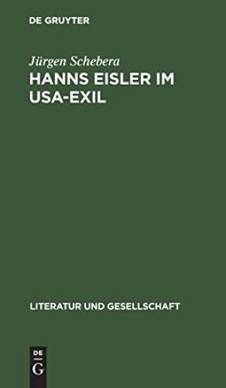 Hanns Eisler Im Usa-Exil