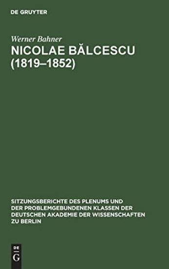 Nicolae Balcescu (1819-1852)