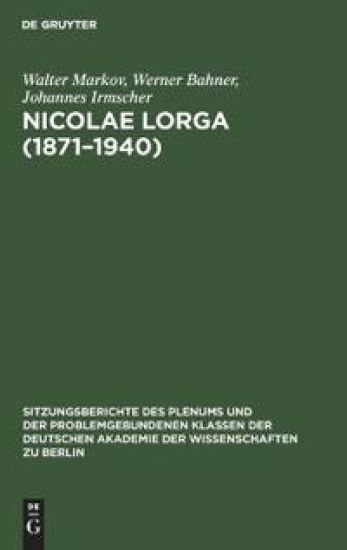 Nicolae Lorga (1871-1940)