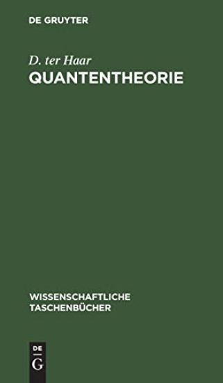 Quantentheorie – D Ter Haar, kirjan kansikuva