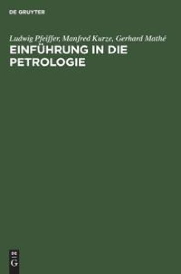 Einführung in Die Petrologie