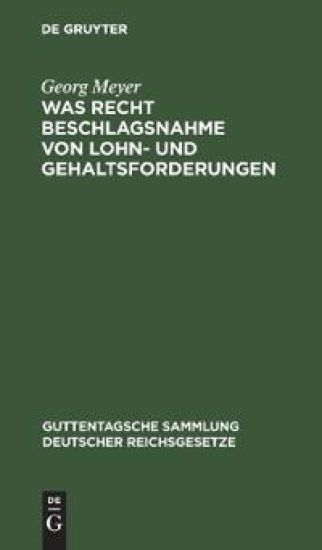 Was Recht Beschlagsnahme Von Lohn- Und Gehaltsforderungen