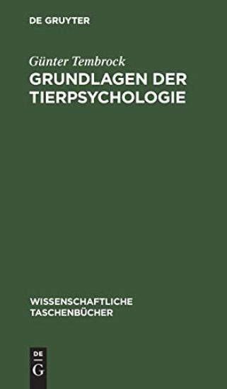 Grundlagen Der Tierpsychologie