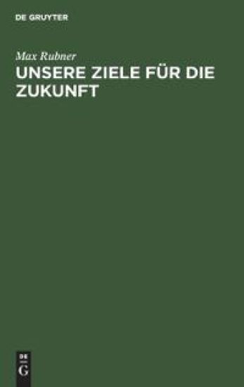 Unsere Ziele Für Die Zukunft