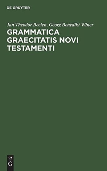 Grammatica Graecitatis Novi Testamenti
