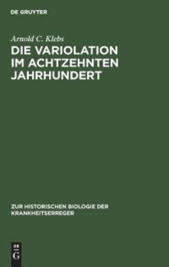 Die Variolation Im Achtzehnten Jahrhundert