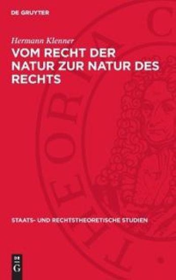 Vom Recht Der Natur Zur Natur Des Rechts