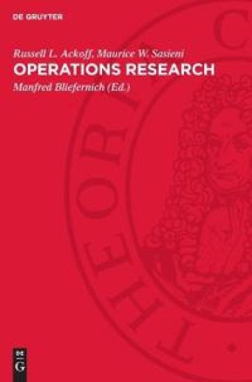 Operations Research: Grundzüge Der Operationsforschung