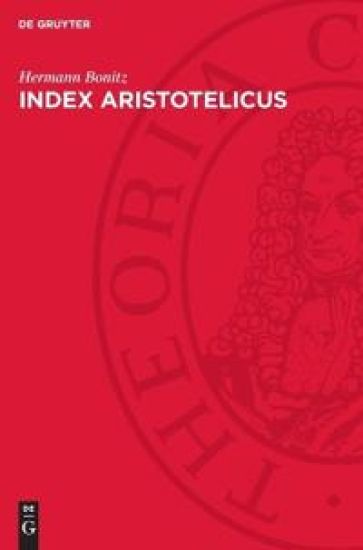 Index Aristotelicus – Hermann Bonitz, kirjan kansikuva