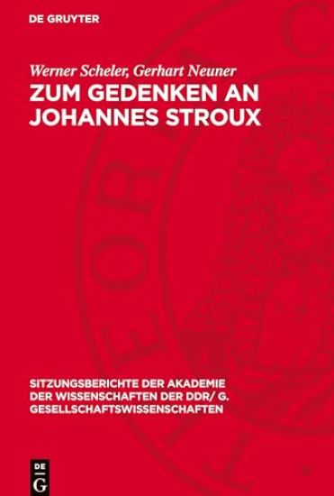 Zum Gedenken an Johannes Stroux: Sozialer Lebensprozess Und Erziehung
