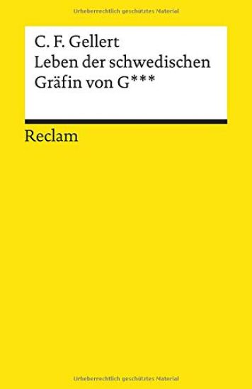 Leben der schwedischen Gräfin von G***
