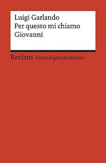 Per questo mi chiamo Giovanni