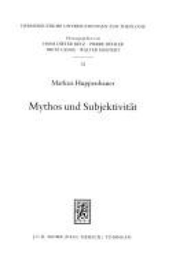 Mythos und Subjektivität