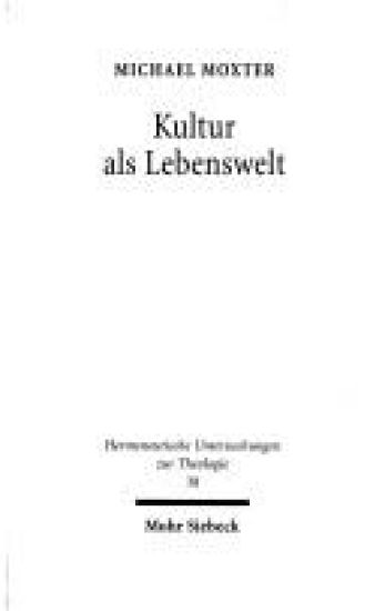 Kultur als Lebenswelt