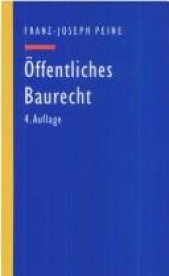 Öffentliches Baurecht