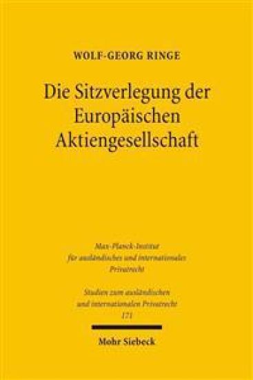 Die Sitzverlegung der Europäischen Aktiengesellschaft