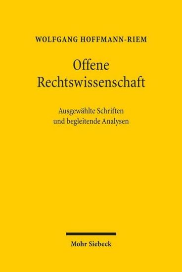 Offene Rechtswissenschaft