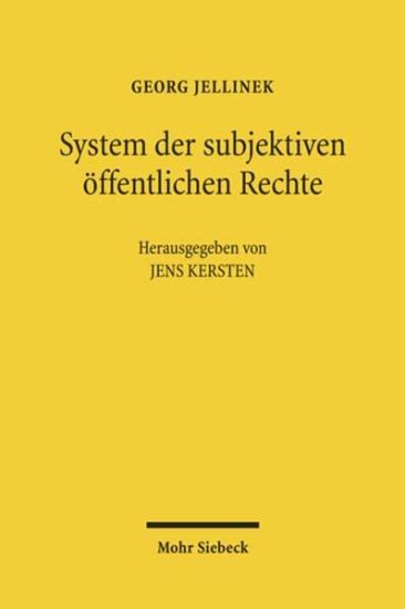 System der subjektiven öffentlichen Rechte