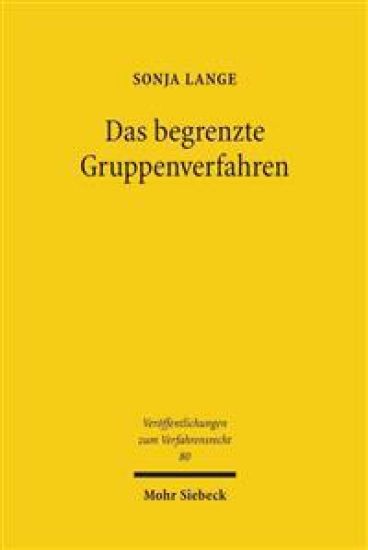 Das begrenzte Gruppenverfahren