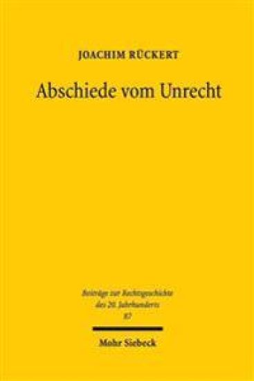 Abschiede vom Unrecht