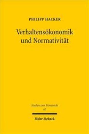 Verhaltensökonomik und Normativität