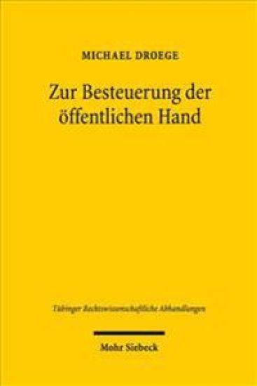 Zur Besteuerung der öffentlichen Hand
