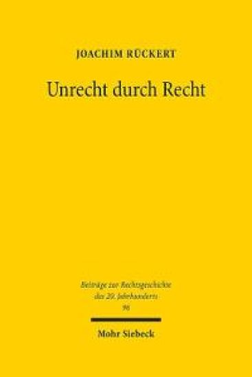 Unrecht durch Recht