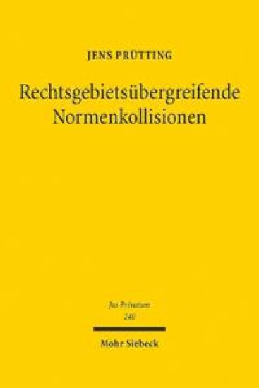 Rechtsgebietsübergreifende Normenkollisionen