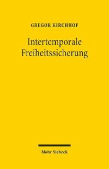 Intertemporale Freiheitssicherung