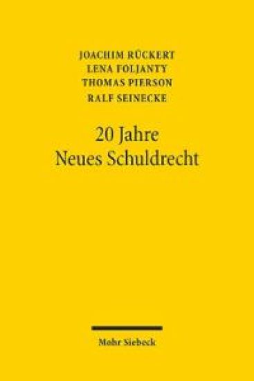 20 Jahre Neues Schuldrecht