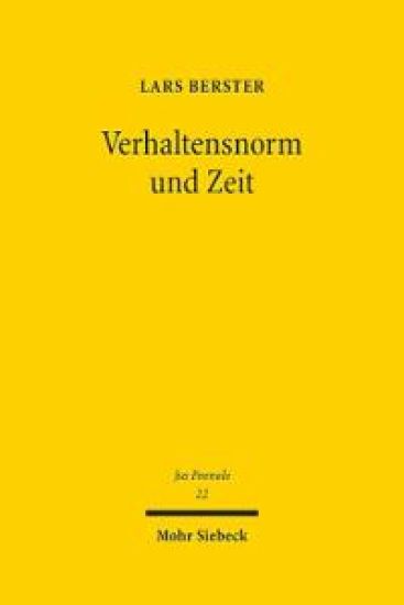 Verhaltensnorm und Zeit