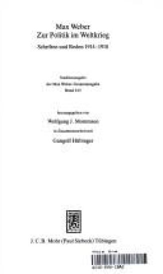 Max Weber-Studienausgabe
