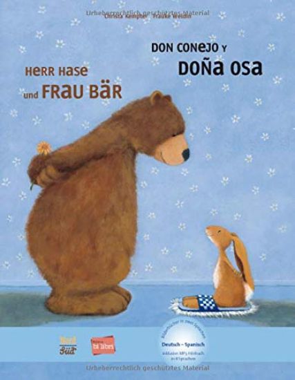 Herr Hase & Frau Bär. Kinderbuch Deutsch-Spanisch