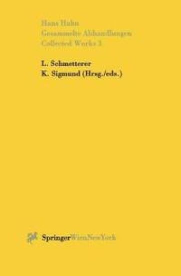 Gesammelte Abhandlungen III - Collected Works III