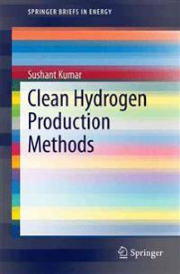 Clean Hydrogen Production Methods – Sushant Kumar, kirjan kansikuva