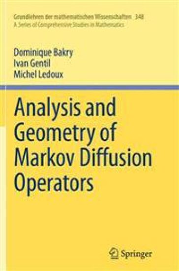 Analysis and Geometry of Markov Diffusion Operators