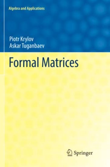 Formal Matrices