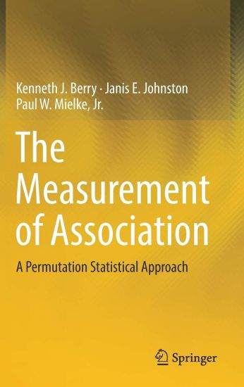 The Measurement of Association – Kenneth J. Berry, kirjan kansikuva