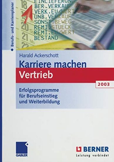 Karriere machen Vertrieb 2003