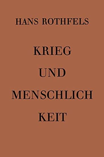 Krieg und Menschlichkeit