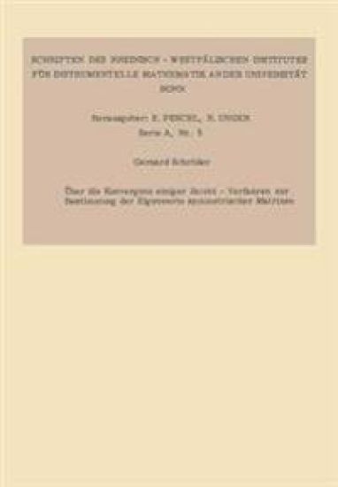 Über die Konvergenz einiger Jacobi-Verfahren zur Bestimmung der Eigenwerte symmetrischer Matrizen