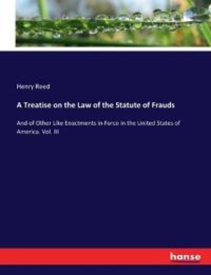 A Treatise on the Law of the Statute of Frauds