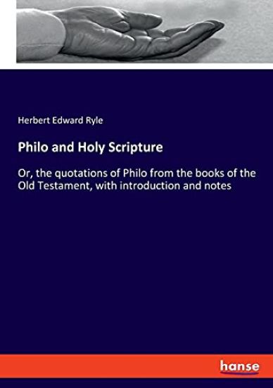Philo and Holy Scripture